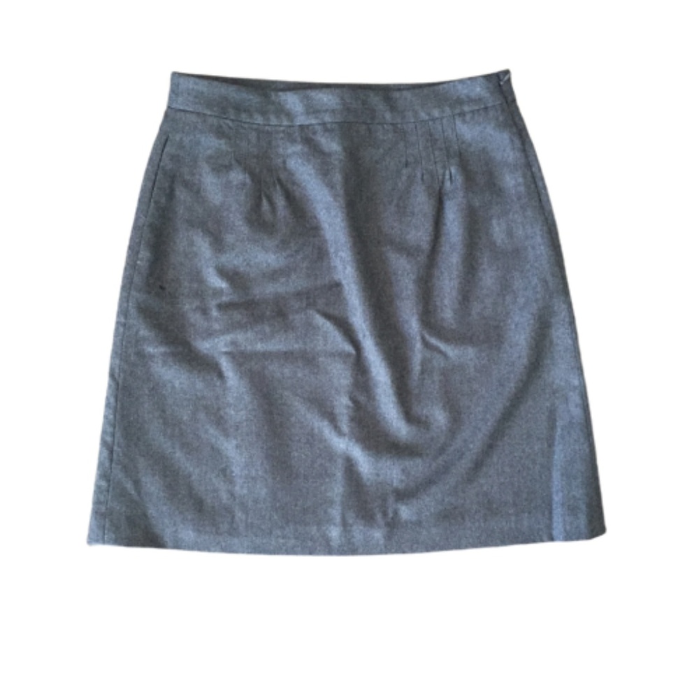 J. Crew Wool Grey Skirt